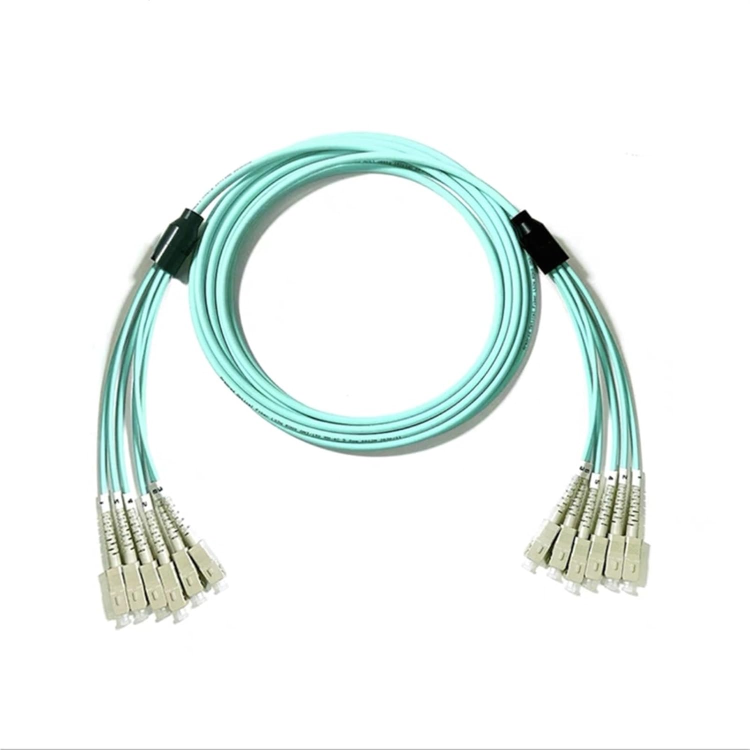 VJSUWI アーマードファイバーパッチコード 1-50M 6コア OM3 MM 6C SC LC FC ST A マルチモード 6