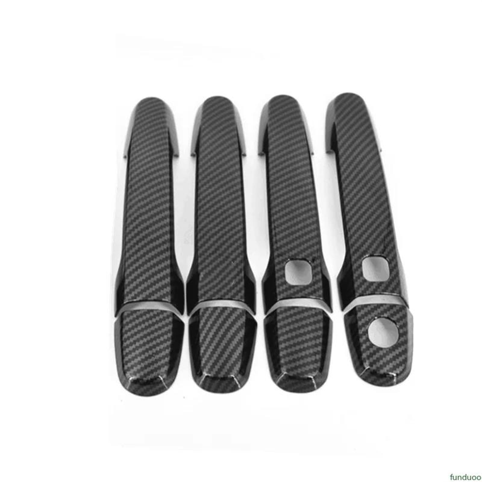 NOHEEU Car Exterior Door Handle Cover Replacement for Hyundai for Santa Fe 2007-2012(2 Buttons)