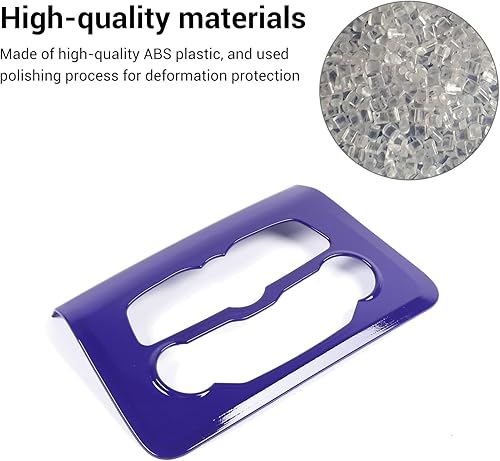 Vista 29 de Voodonala Para cargador de radio AC CD interruptor panel de ajuste para Dodge Charger 2015-2019, ABS rosa 1 unidad Rosa/Rebel Fun.