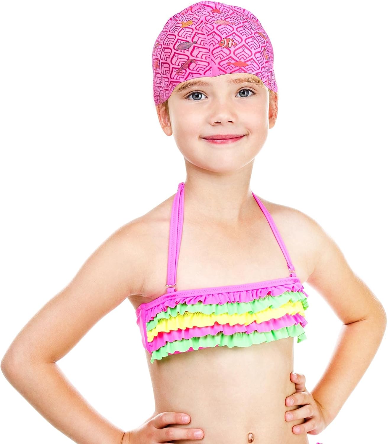 Kids Swim Cap ,Silicone Swimming Cap 