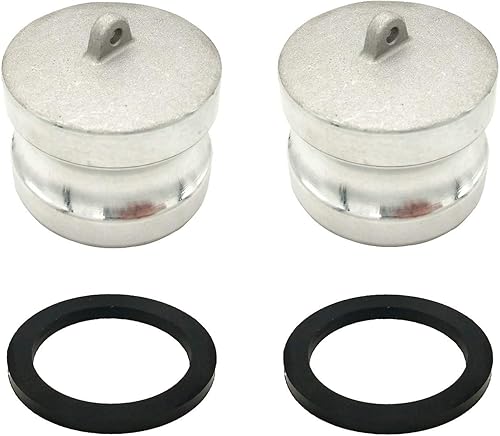 2 piezas de aluminio tipo DP leva y ranura de montaje, acoplador hembra x NPT hembra, con 2 piezas de montaje de junta Camlock (1 pulgada)