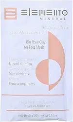 Elemento Mineral Máscara Facial Bio Argila Rosa 30g Para Peles Frágeis e Delicadas Acalma Refresca e Clarea a Pele