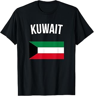Kuwait T-shirt Flag Tee Pride Vacation Travel Souvenir