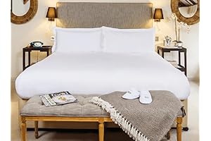 Embrace Jacquard Top Sheet White Full for Protective Bed Sheeting