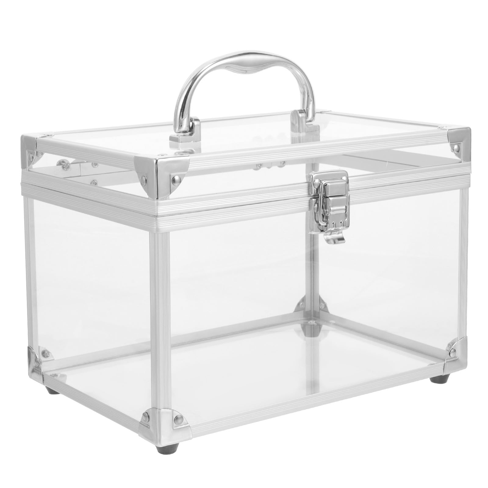 Scatola Porta CD e Dvd con Coperchio, Organizer per Custodie Porta CD Vuote, Contenitore Compatto Salvaspazio per Archiviazione Dischi, per Casa e Ufficio