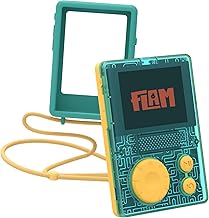Lunii - FLAM Audio Player Pack + Official Yellow Protective Shockproof Case + 2.45 Hours of Play Stories Included to Download, Ages 7 and Above – Made in France
