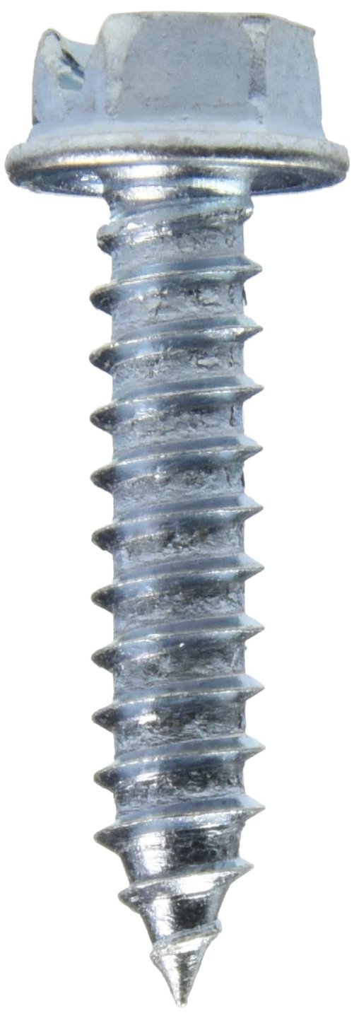 The Hillman Group 41032 Blechschraube, Sechskant-Dichtkopf, Schlitz, 30,5 x 2,5 cm, 50 Stück