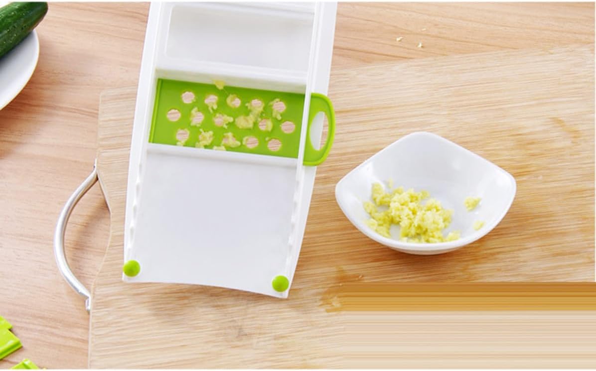 Multifunctional Vegetable Slicer and Hand Guard with 5 Blades