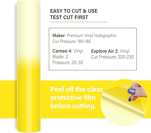 Miniatura 2 de TECKWRAP Vinilo que cambia de color frío, sensible al frío para calcomanías de bricolaje, calcomanías, tazas, botellas de agua, vinilo permanente