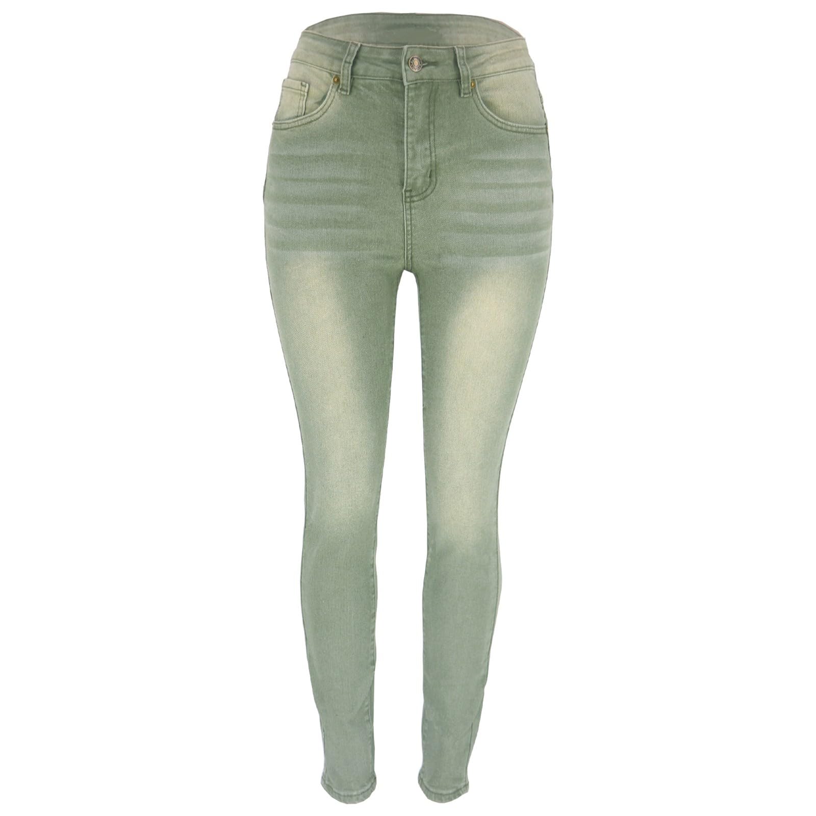 Pantalones vaqueros de mujer elásticos pitillo sexy levantamiento glúteos 8