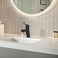 Vista 8 de GROHE 34271ENA Concetto, Single Hole Single-Handle S-Size Bathroom Faucet 1.2 GPM Less Drain, Brushed Nickel