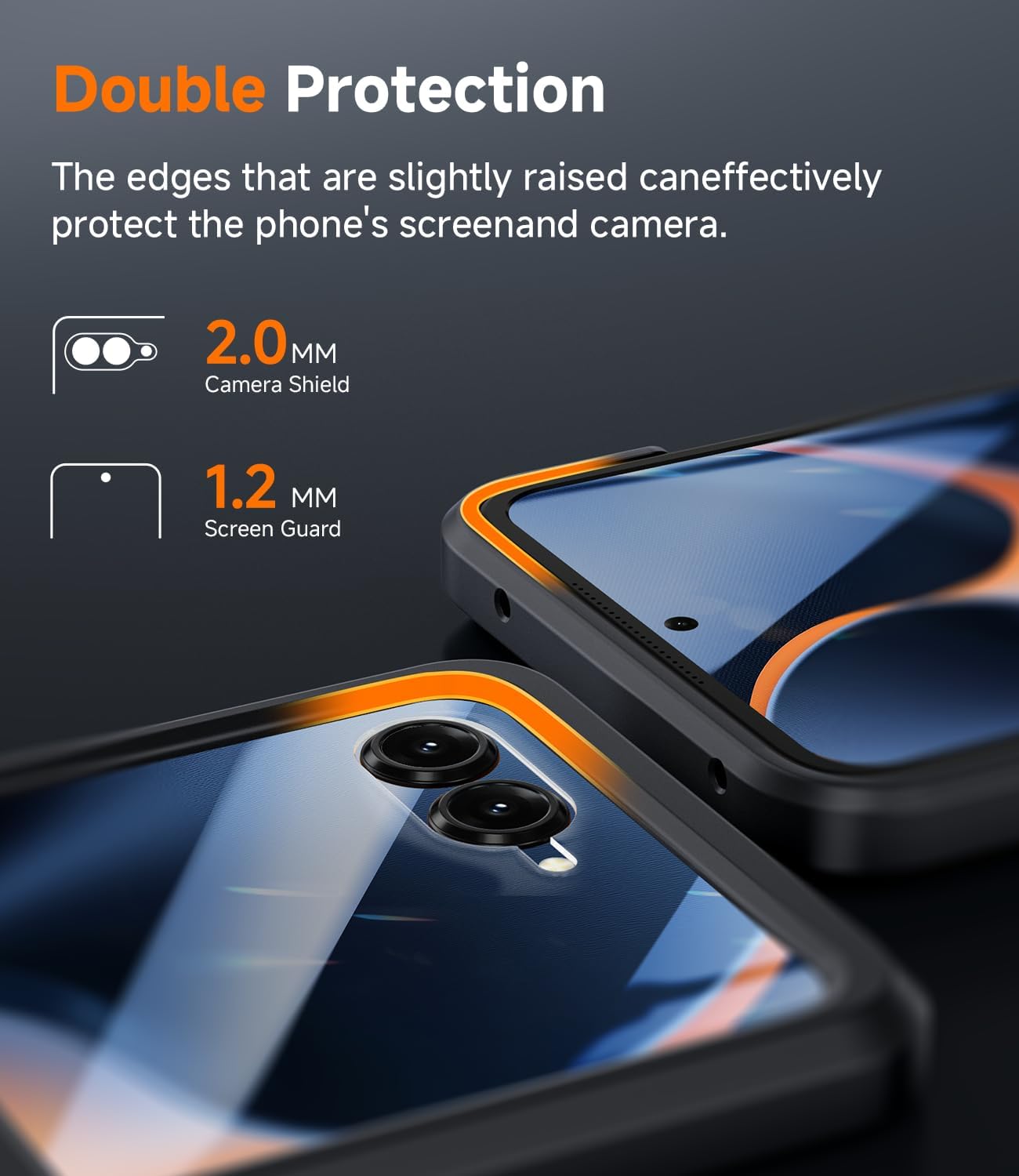 Armor case for Motorola Razr 2026: Full-Body Military Grade Protective Phone Case [Anti-Slip] Heavy Duty Cover with Screen Protector Wireless Charging for Moto razr 2026/2025/2024 Black