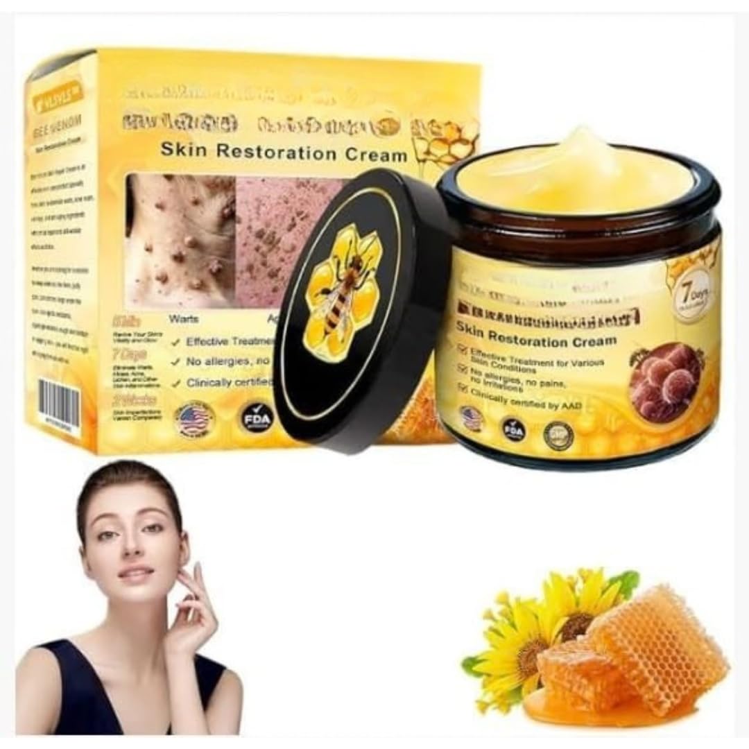 Eloxa Bee Venom Skin Restoration Cream | Professional Bee Venom Treatment for Dry & Damaged Skin | Deep Repair, Hydration & Nourishment | Natural Face & Body Moisturizer for Men & Women (1)-image-24