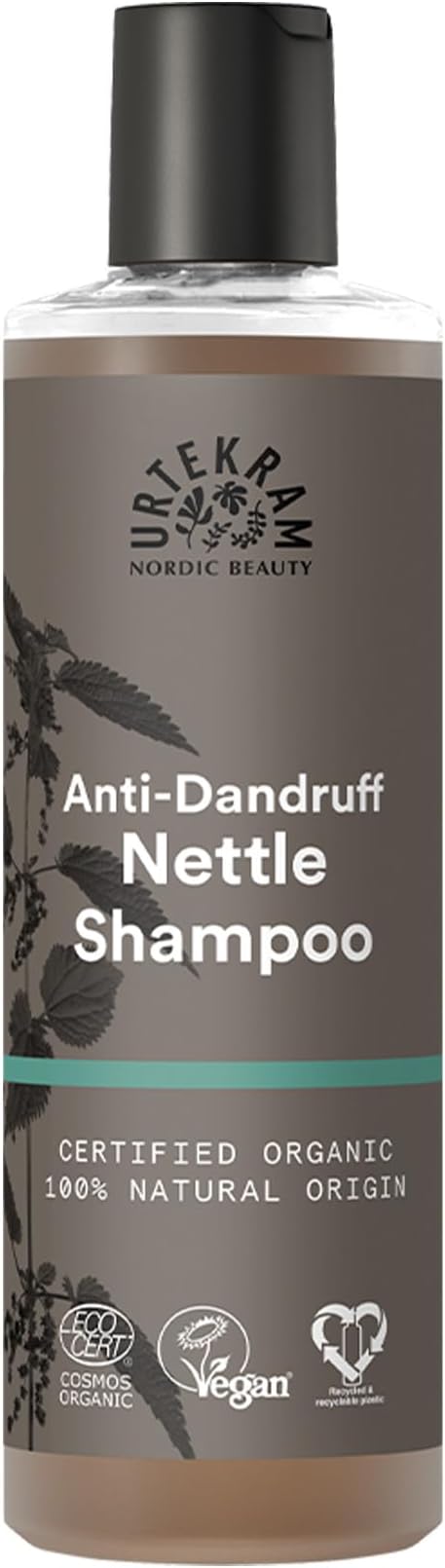 Nettle Shampoo for Itchy Scalp - Soothing Anti Dandruff Shampoo, Nettle & Aloe Vera, Irritation & Dry Scalp Relief, Organic Hair Care Treatment, Natural Ingredients, 250 ml (Pack of 1)