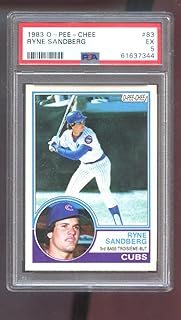1983 O-Pee-Chee #83 Ryne Sandberg ROOKIE RC PSA 5 Graded Baseball Card MLB Chicago Cubs OPC OPeeChee