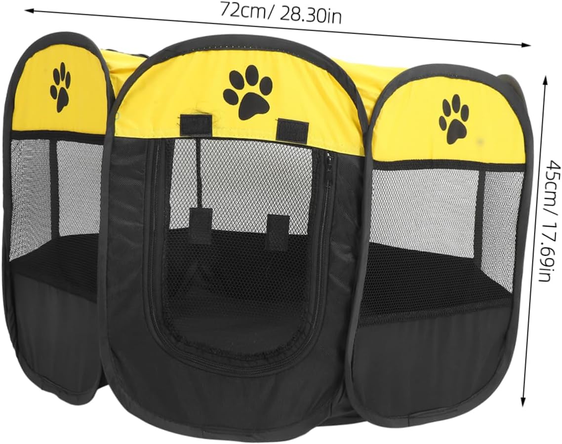 VANZACK Pet Playpen for Cats and Dogs Oxford Fabric Tent Spacious and Breathable Enclosure Pet Room Easy Maintenance for Play and Hiding