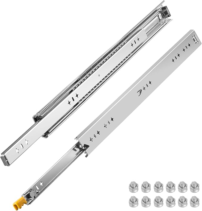 VEVOR Heavy Duty Drawer Slides 2PCS Drawer Slides 30" Locking Drawer