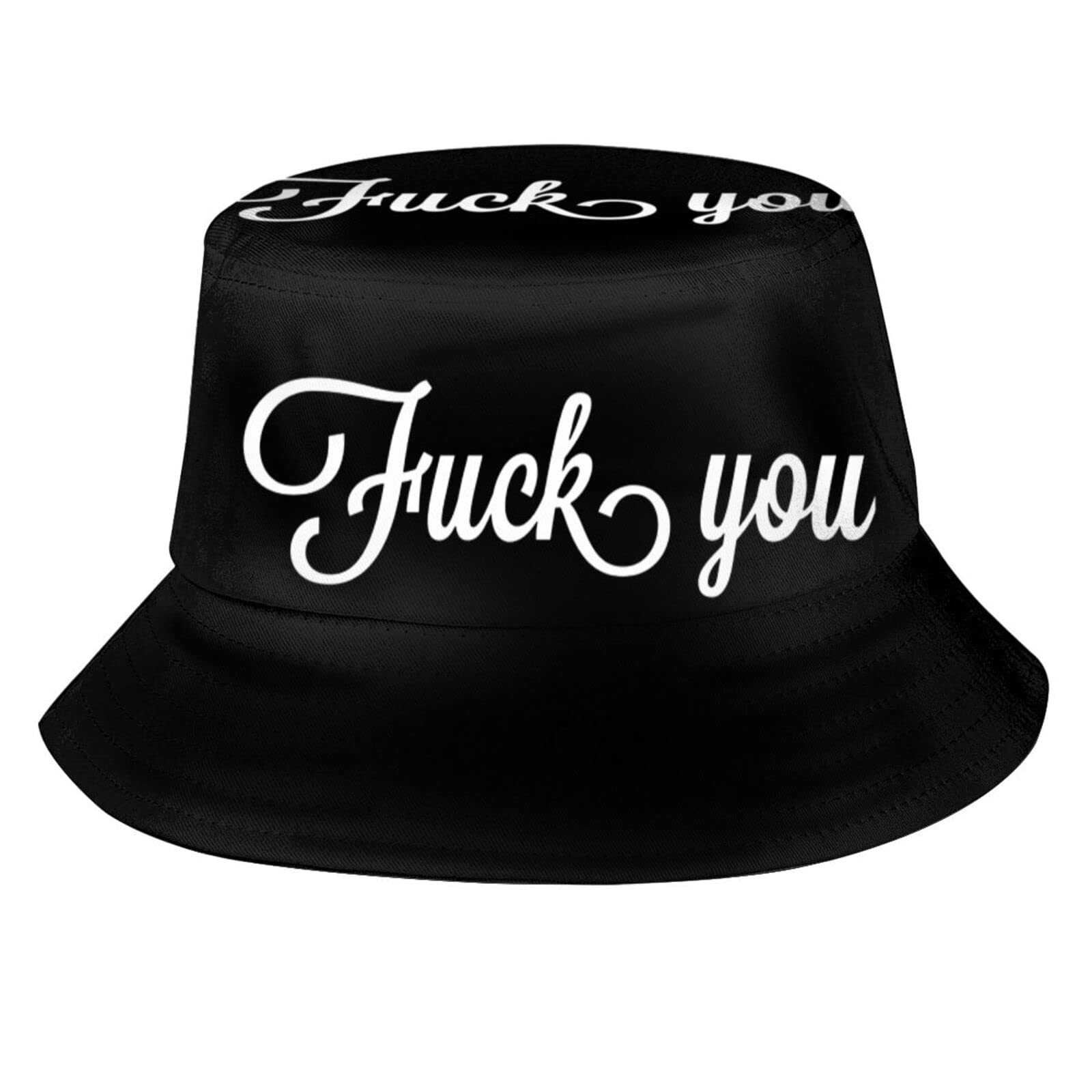 AOOEDM Fuck You Outdoor Sun Fisherman's Hat Bucket Caps Breathable Beach Hats for Men Women
