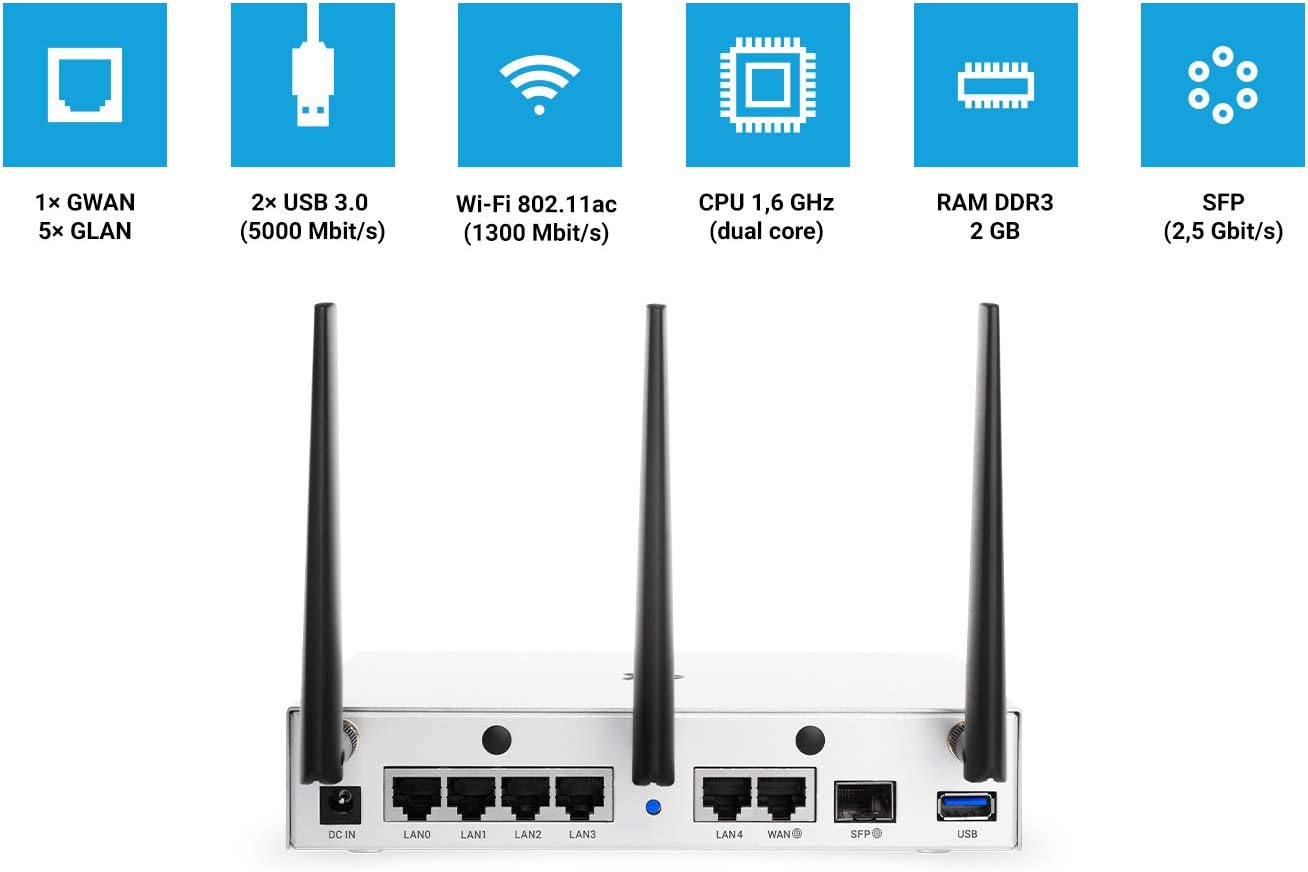 🔥 Crazy Deals Turris Omnia 2020 | 2 GB RAM, hi-Performance & Open Source Router | WiFi/NAS/printserver/Virtual Server, CPU 1.6 GHz Dual-core, 5× GLAN, 2× USB 3.0 One-Day Sale: Up to 50% Off Turris Omnia 2020 | 2 GB RAM, hi-Performance & Open Source Router | WiFi/NAS/printserver/Virtual Server, CPU 1.6 GHz Dual-core, 5× GLAN, 2× USB 3.0