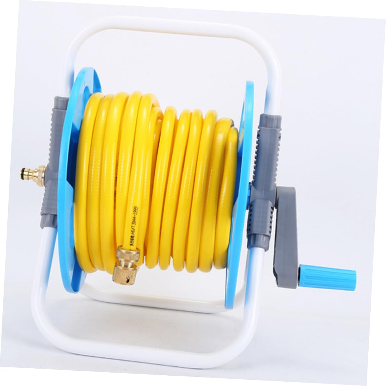 Milisten Water Hose Reel Cart for Car Wash Heavy Duty Storage Rack Holder for Lawn and Home Washing Detachable Garden Hose Holder Stable Design
