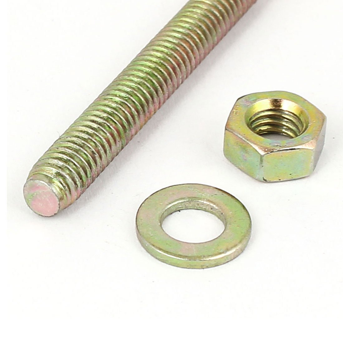 Aexit 6pcs M8x100mm Anchors Metal Wedge Anchor Car Repair Gecko Expansion Bolt Expansion Anchors Bronze Tone