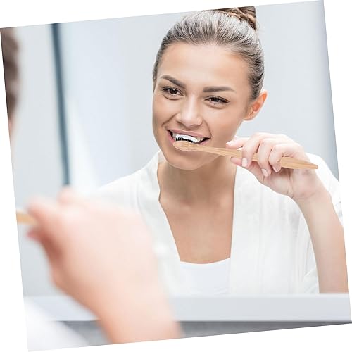 Miniatura 9 de Cepillos de dientes extra suaves Cepillos de dientes de bambú 6 piezas - Cepillo de dientes amigable y cepillo de dientes cerdas suaves Cepillos de