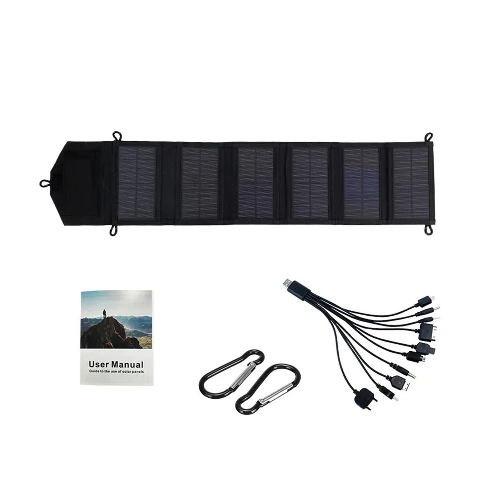 Składany Panel Słoneczny, Składany Przenośny Panel Solarny Zasilanie USB,do domu, na kemping