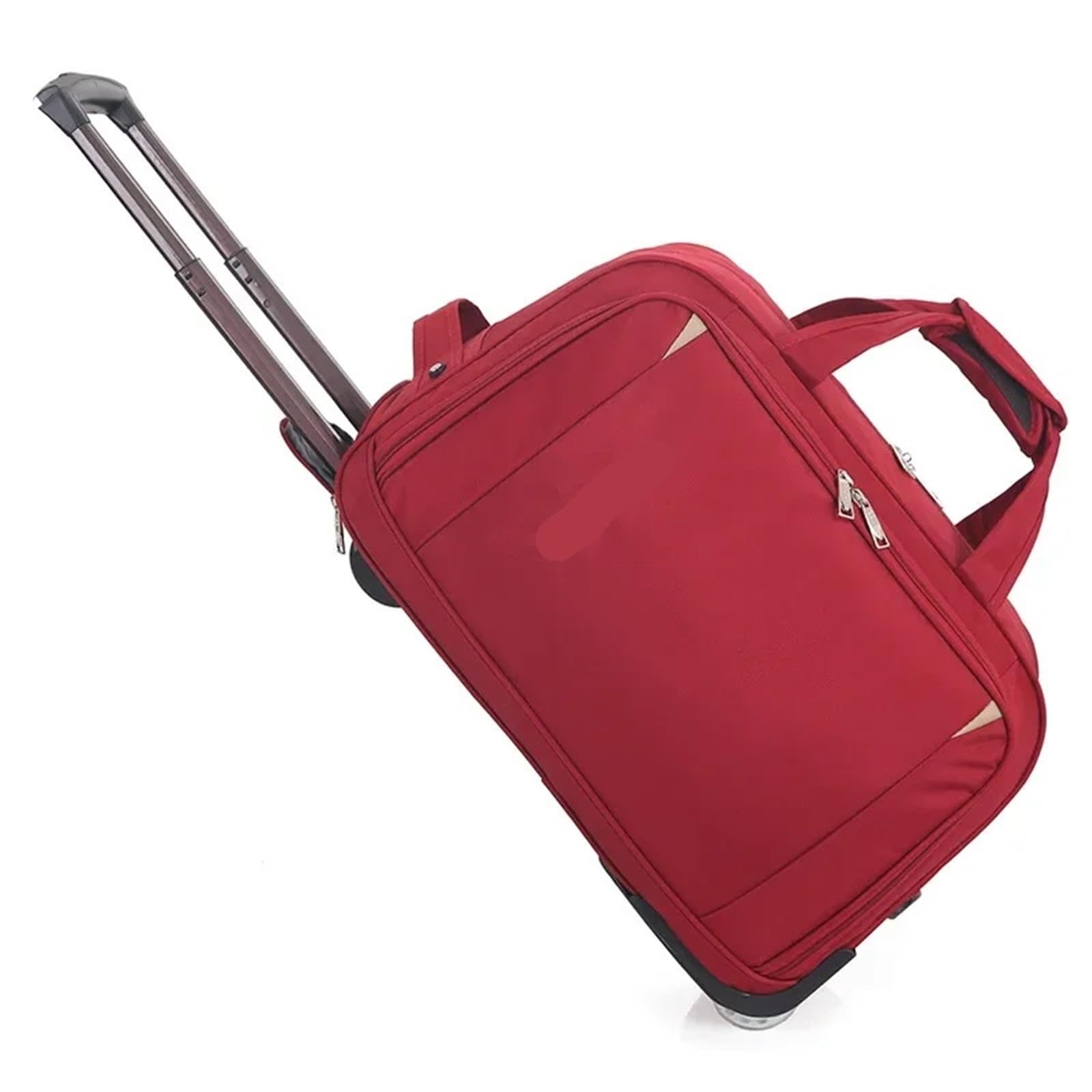Bolsa de Viaje Maleta con Ruedas y, Impermeable, for Viaje, Equipaje de Mano(Red)