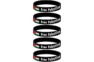 Palestine Resilient Spirit Silicone Wristbands