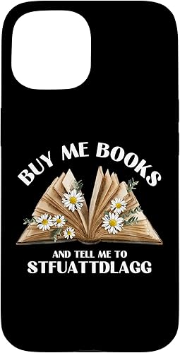 Miniatura 10 de Funda divertida para iPhone 12 Pro Max Buy Me Books And Tell Me To STFUATTDLAGG