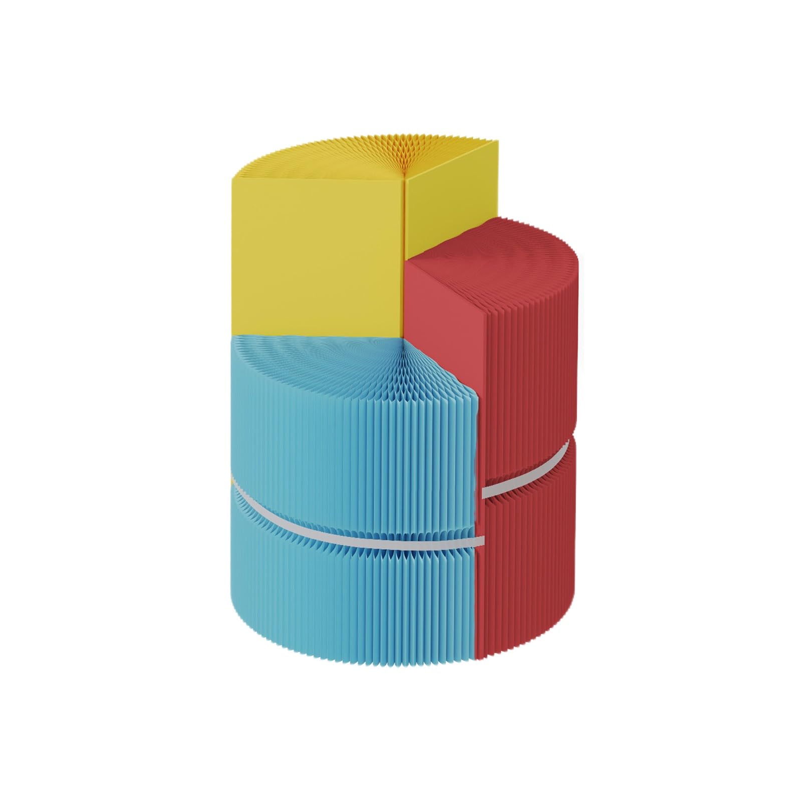 Support gâteau pliable de haute capacité de charge, colonnes déco en papier pour anniversaire