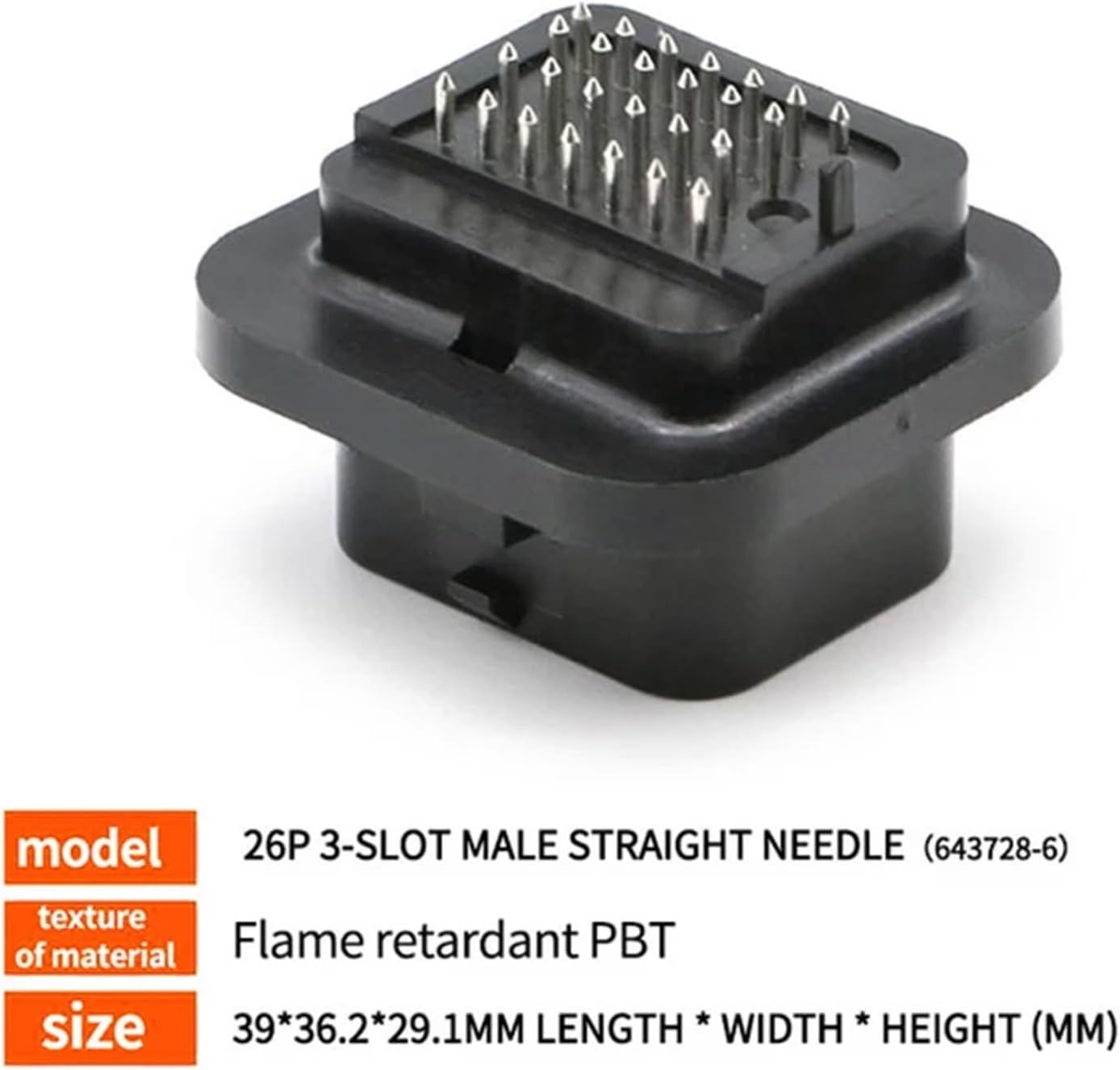 5pcs 26/34Pin 3-1437290-7 4-1437290-0 Car Male Female TE AMP SUPERSEAL 1.0 MM Waterproof Auto Oil Gas Connector Plug(26P Straight -M 3c)