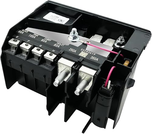 Bloque de fusibles Bloque de distribución de batería Compartimento del motor para Chevrolet Malibu 2016 2017 2018 1.5L y 2.0L Sustituye 84335366