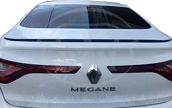 Compatible with BTM AUTOMOTIVE (604)4 SEDAN LUGGAGE TOP SPOILER PIANO BLACK Renault Megane
