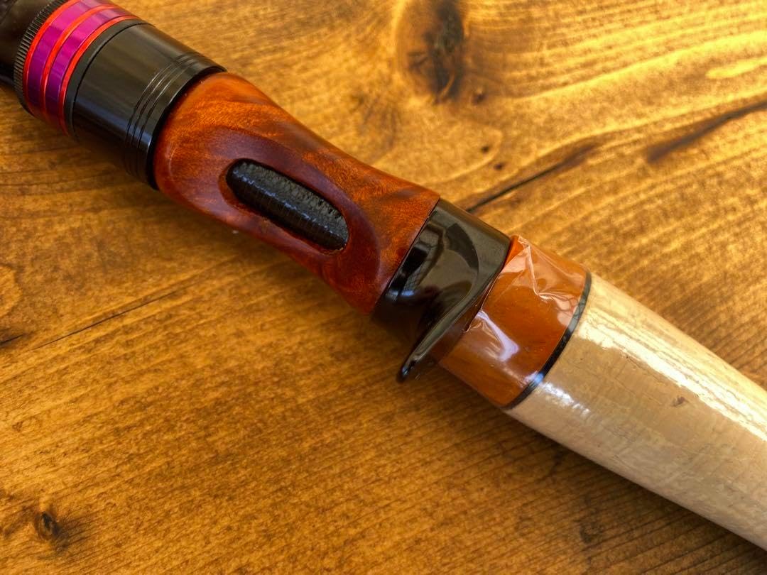 トラウトロッド テレスコロッド ウッドグリップ コンパクトロッド