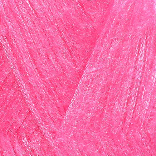 Image of M.G Knitting Wool Yarn, Soft Tarang Feather Wool Ball Deep Pink 500 gm Best Used with Knitting Needles, Soft Tarang Wool Crochet NeedlesWool Yarn for Knitting. by M.G