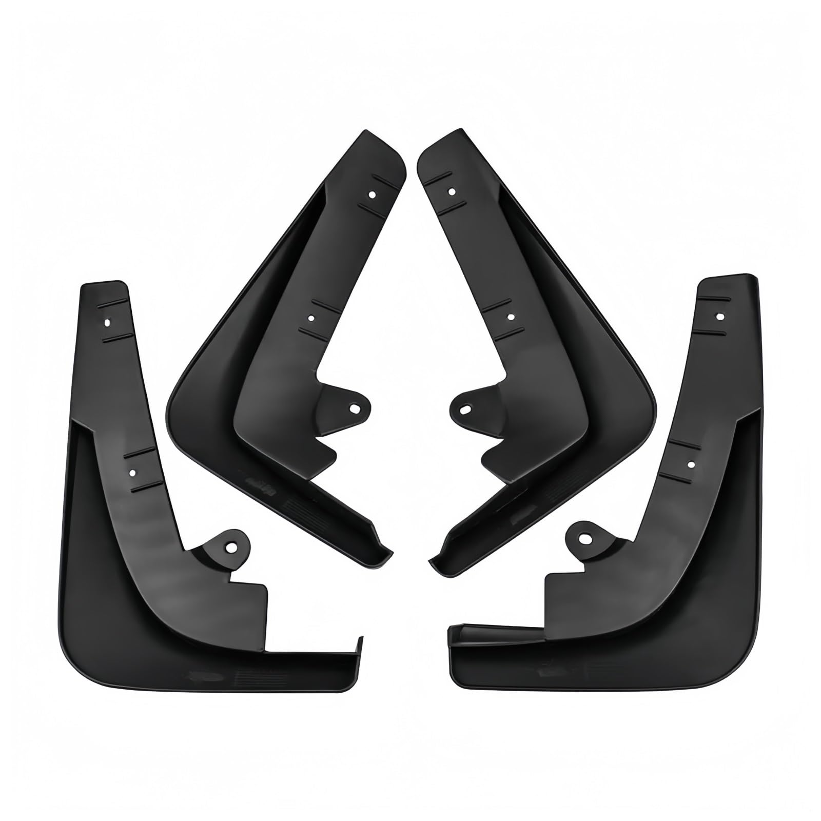 Guardabarros de coche para Tesla Model X 2016-2022, juego de componentes de 4 Uds 7