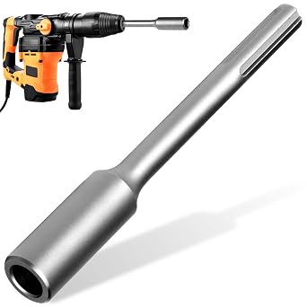 SDS Max Ground Rod Driver, 5/8" & 3/4" Rod for Rotary Hammer Drill | Hardened steel SDS Max ground rod driver delivers impact resistance and durability,fits Hilti/DeWalt/Bosch/Hitachi/Milwaukee
