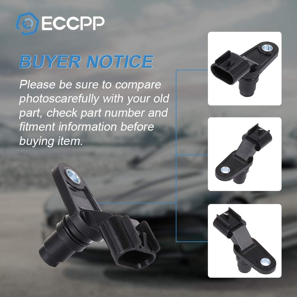 ECCPP 2PCS Camshaft Position Sensor Fit for 2010-2015 for Buick LaCrosse 2011-2016 for Buick Regal 2012-2015 for Buick Verano 2008 2010-2015 for Chevrolet Captiva Sport CPS Sensor