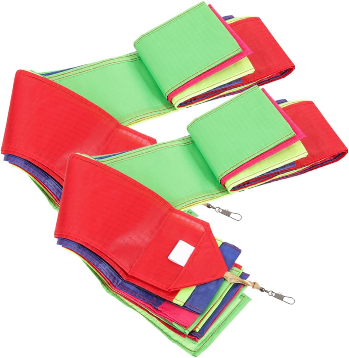 VICASKY 8pcs Colorful Rainbow Kite Tail Streamer Decorative Ribbons for Easy to Install for Eye-catching Flying