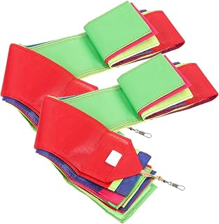 INOOMP Kite Decorating Kit 2Pcs Colorful Kite Long Tail Kite Accessory Streamer Kite End Ribbon DIY Kite Ribbon Decoration Kit Attachments