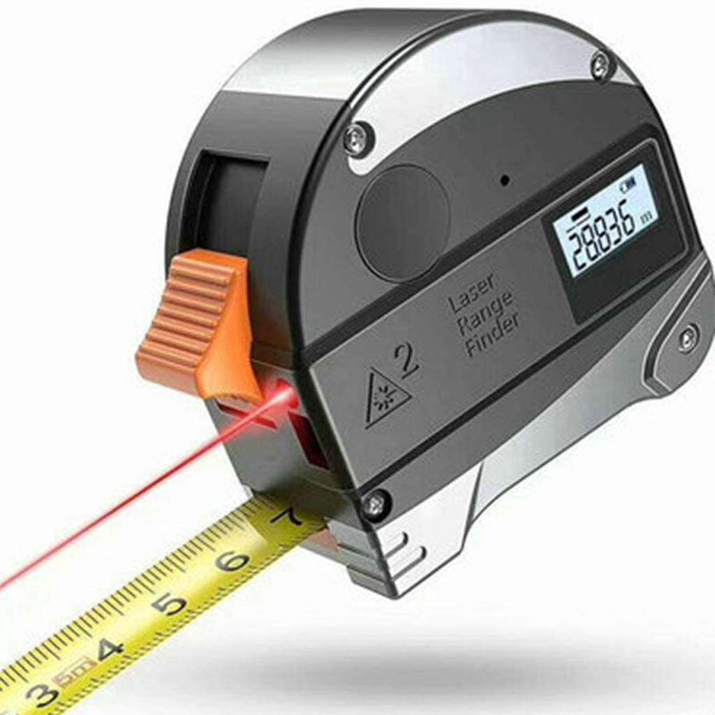 30M Measuring Tape Retractable Digital Electronic Roulette Stainless Measure Multi Angle Tool