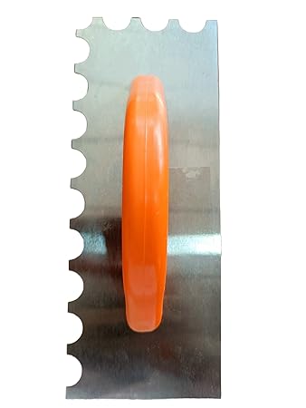 Notched Trowel (10 to 12 mm cut) | Adhesive Notched Trowels | Steel non-corrosive Trowel | Tile Adhesive Trowel