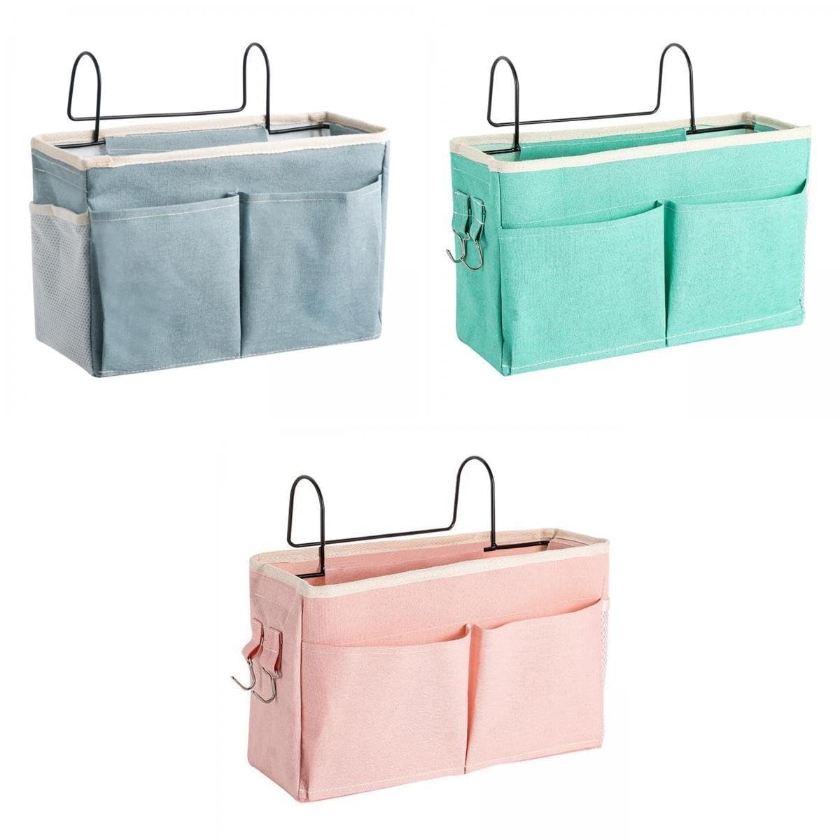 3pcs Bedside Caddy Cabinet Storage Organizer for Glasses Book |Storage Bags-picture-35