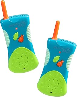 Educational Insights GeoSafari Jr. Walkie Talkies, Easy To Use & Durable For Kids Ages 4+