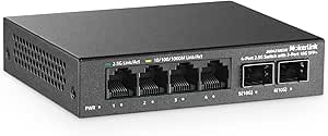 MokerLink 8-Port 2.5G PoE Switch With 10G SFP Slot, 8 Base-T 2.5G - View #5