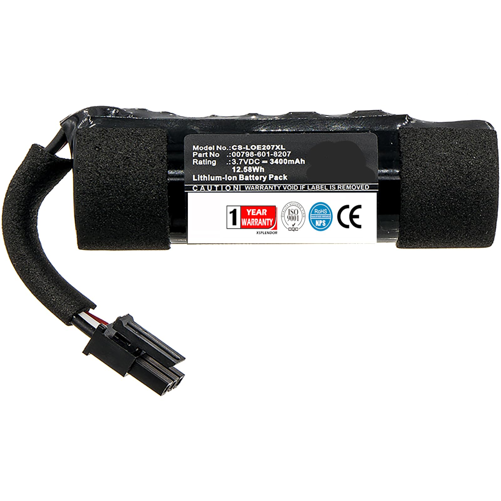 Amazon.com: XSPLENDOR 3400mAh Logitech 00798-601-8207 Battery for