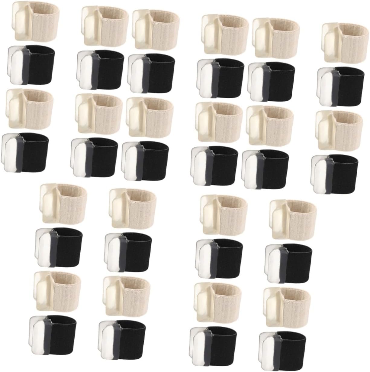 Ipetboom 20pairs Reusable Toe Comfortable Toe Separators for Bunion Relief Spacers Unisex Tone for Daily Use