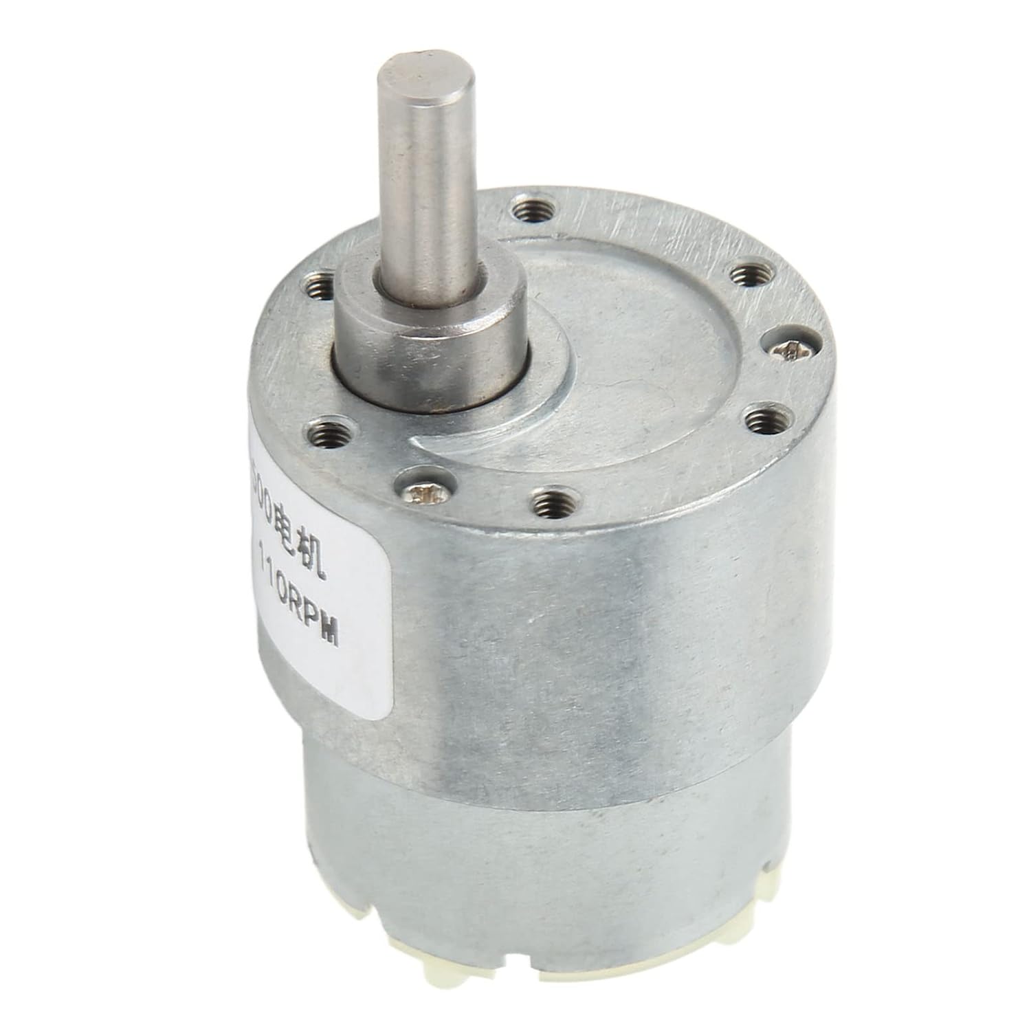 Motoreduktor DC 12V JGB37 500 Elektryczny Motoreduktor 110 Obr./min Silnik Redukcyjny z Mosiądzu ze Stopu Aluminium do Regulacji Prędkości Regulowany Napęd Zastosowanie w Małym Sprzęcie i