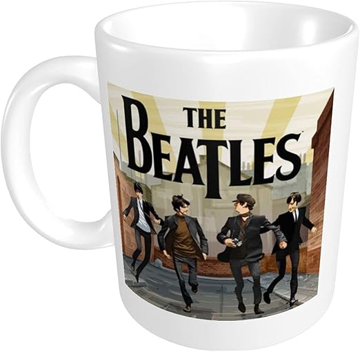 Amazon The Beatles ビートルズ コーヒーカップ 陶器 セラミック 朝食カップ ティーカップ 食器 耐熱カップ 大容量 個性 おしゃれ 人気 景品 ギフトオフィス 贈り物330ml Tizzyness カップ ソーサー 通販
